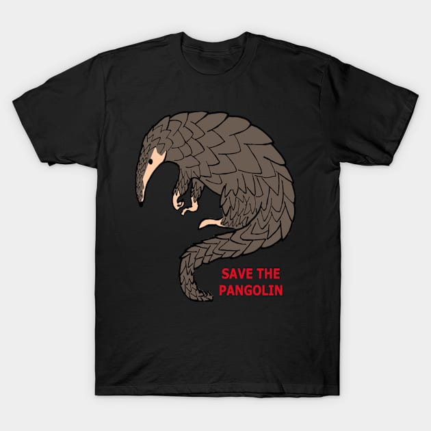 Save The Pangolin T-Shirt by SperkerFulis